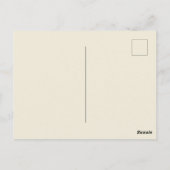 SCHATTIGE GRAPPIG HONDENOLIEVERFSCHILDERIJ BRIEFKAART (Achterkant)