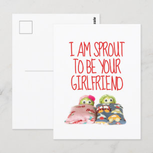 Schattige grappig Ik ben spruit Valentijnsdag Brie Briefkaart
