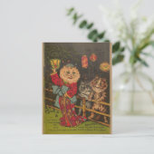 Schattige Grappig  Japans Kat Briefkaart (Staand voorkant)