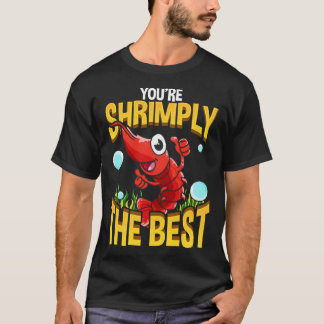 Schattige & Grappig Je bent Shrimply de beste garn T-shirt