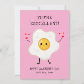 Schattige Grappig Je bent Uitstekend Gelukkig Vale Feestdagenkaart (Voorkant)