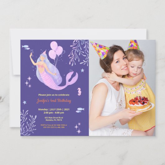 Schattige grappig | Kinder fotoverjaardag Kaart (Voorkant)