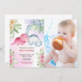 Schattige grappig | Kinder fotoverjaardag Kaart (Voorkant / Achterkant)