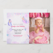 Schattige grappig | Kinder fotoverjaardag Kaart (Voorkant)