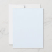 Schattige & grappig kwal wenskaart notitiekaartje (Achterkant)