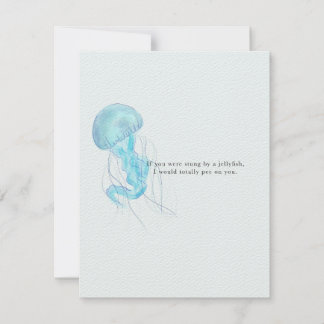 Schattige & grappig kwal wenskaart notitiekaartje