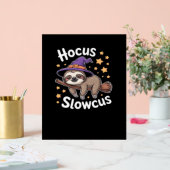 Schattige Grappig Luiaard Halloween Essential T-Sh Acryl Bord (Huwelijk)