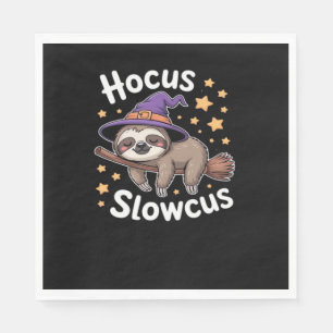 Schattige Grappig Luiaard Halloween Essential T-Sh Servet