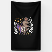 Schattige Grappig Luiaard Halloween Essential T-Sh Spandoek (Verticaal)