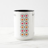 Schattige Grappig Mijn Hart Rolls Voor U Gepersona Mok (Midden)