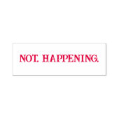 Schattige Grappig Niet Gebeurde Meme Zelfinktende Stempel (Design)