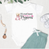 Schattige Grappig Niet Gemakkelijk Een Prinses Zij Romper