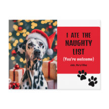 Schattige Grappig Ondeugend Lijst Pet Foto Kerst R