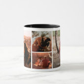 Schattige Grappig online dating Paar 4 Foto Collag Mok (Midden)