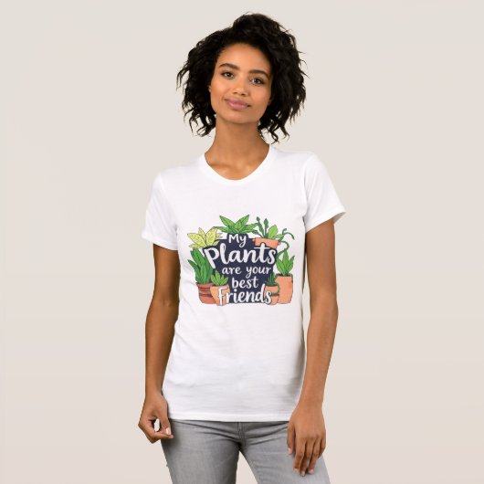 Schattige & Grappig Plant Lover T-Shirt (Voorkant volledig)