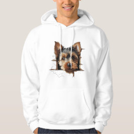 Schattige grappig puppy gezicht hoodie