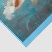 Schattige Grappig Steampunk Konijn In Boot G2L Dec Tissuepapier (Detail)