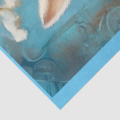 Schattige Grappig Steampunk Konijn In Boot G2R Dec Tissuepapier (Detail)