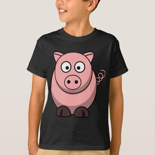 Schattige grappig varken t-shirt (Voorkant)