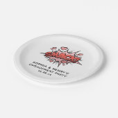 Schattige Grappig Verlovingsfeest Retro Bruiloft Papieren Bordje (Gekanteld)