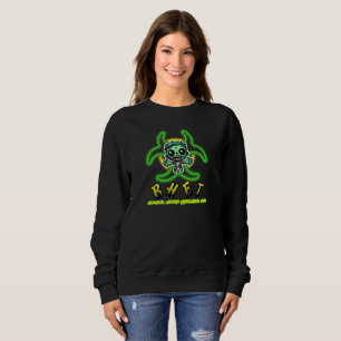 Schattige, grappig zombie t-shirt