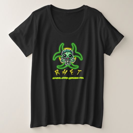 Schattige, grappig zombie t-shirt (Design voorkant)