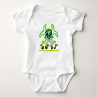 Schattige, grappig zombie t-shirt