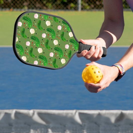 Schattige Grappige Augurken Pun Koel Uniek Mode Pickleball Paddle (Insitu)