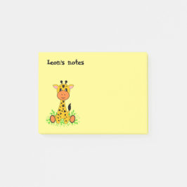 Schattige grappige baby-giraffe voor kinderen,  post-it® notes