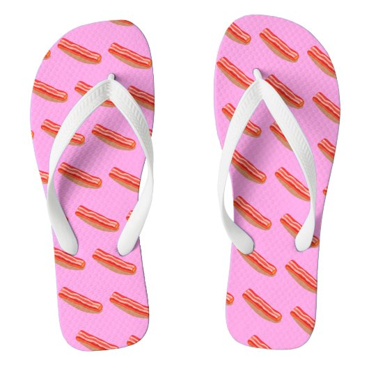 Schattige Grappige Bacon  Teenslippers (Voetbed)