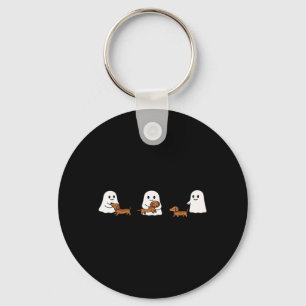 Schattige Grappige Boe Geesten Wandelende Dachshon Sleutelhanger