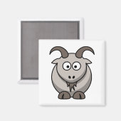 Schattige grappige boerderijgeit magneet (Voorkant / Achterkant)