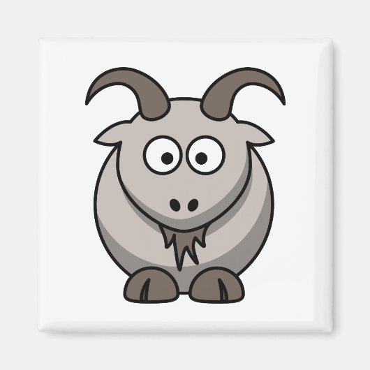 Schattige grappige boerderijgeit magneet (Voorkant)