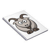 Schattige grappige boerderijgeit notitieboek (Rechterzijde)