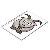 Schattige grappige boerderijgeit notitieboek (Linkerzijde)