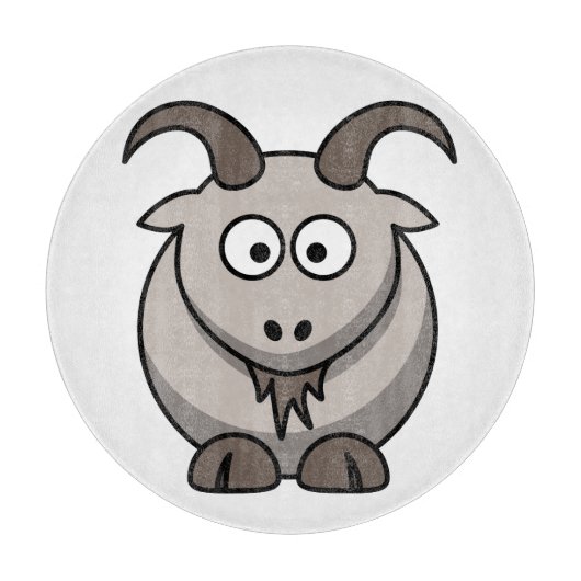 Schattige grappige boerderijgeit snijplank (Voorkant)