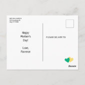 Schattige Grappige Cactus Bedankt dat je me hebt g Briefkaart (Achterkant)