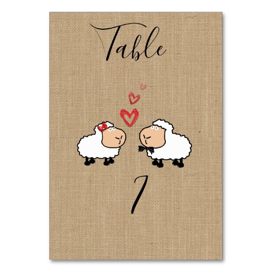 Schattige grappige cartoons schaap uit liefde begr kaart (Voorkant)