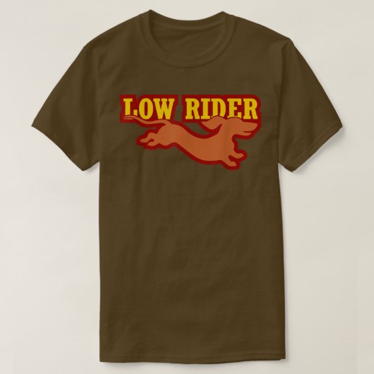 Schattige grappige dachshund worst hond t-shirt (Design voorkant)