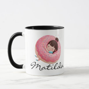 Schattige grappige donut  mok