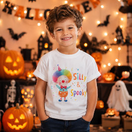 Schattige Grappige en Enge Clown Halloween Kindere T-shirt