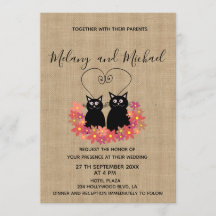 Schattige grappige florale cartoon katten uit lief