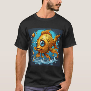 Schattige Grappige Goudvis T-shirt