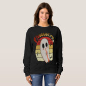 Schattige & grappige Halloween-geestfluit & fluits Trui (Voorkant volledig)