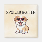 Schattige Grappige Hond Citaat Verwend Tot In De T Magneet (Voorkant)