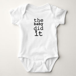 Schattige Grappige Humor De Baby Heeft Het Gedaan  Romper