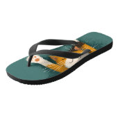 Schattige Grappige Kat Slap Teenslippers (Schuin)