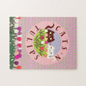 Schattige Grappige Katten Legpuzzel (Horizontaal)