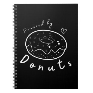 Schattige Grappige Kawaii Donut Citaat Notitieboek