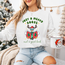 Schattige Grappige Kerst Merry Goose en een Goed B Trui